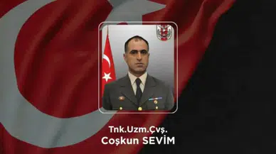 Uzman Çavuş Coşkun Sevim şehit oldu