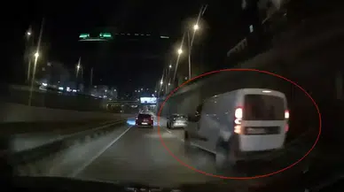 Bursa'da dikkatsiz sürücü makas atarak trafiği tehlikeye attı