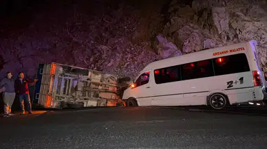 Giresun'da işçi minibüsü ile kamyonet çarpıştı : 23 yaralı
