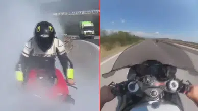 Hatay’da motosikletiyle tehlikeli hareketler yapan sürücüye 53 bin lira ceza