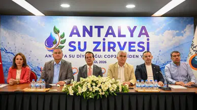 Antalya'da su zirvesi öncesi kritik toplantı : Kentsel ve sanayi su yönetimi masaya yatırıldı