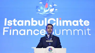 Bakan Bayraktar, İstanbul İklim Finansmanı Zirvesi'nde