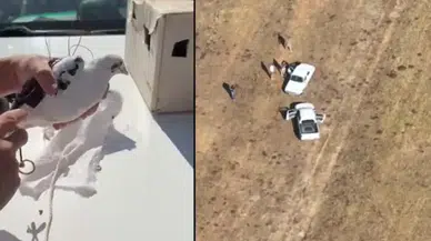 Van'da dronla tespit edilen yasa dışı avcıya ceza yağdı
