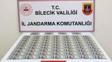 Bilecik'te araçtan 202 sahte dolar çıktı : 2 şüpheli yakalandı
