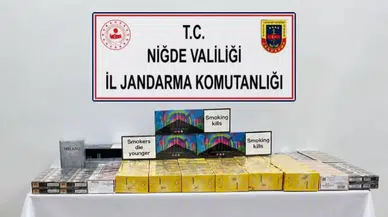 Niğde’de kaçak sigara operasyonu : 300 paket ele geçirildi
