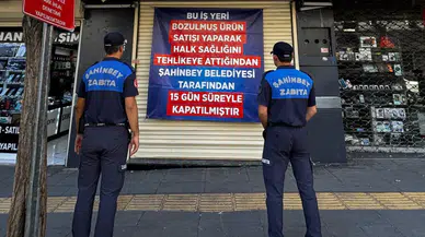 Gaziantep’te bozulmuş ürün satan dönerci 15 gün kapatıldı