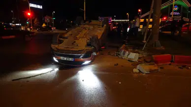 Malatya'da otomobillerin çarpışması sonucu 2 kişi yaralandı