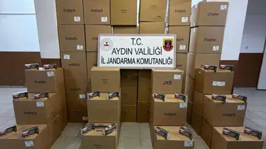 Aydın'da kaçakçılık operasyonu : 630 bin makaron ele geçirildi
