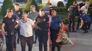 Kastamonu Belediyesi'ni silah ve kılıçla bastı
