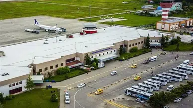 Samsun Çarşamba Havalimanı'nda yolcu trafiği 1 milyonu aştı