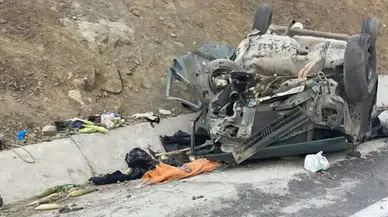 Adana Kozan'da otomobil takla attı : 1'i ağır 6 yaralı