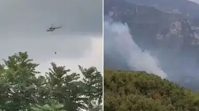 Hatay'da orman yangını: Ekipler havadan ve karadan müdahale ediyor