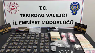 Tekirdağ'da uyuşturucu operasyonu : 220 şüpheliye işlem