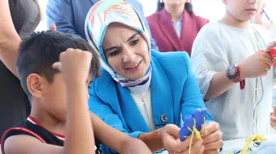 Bakan Göktaş, Kalben Çocuk Köyü'nü ziyaret etti