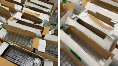 Türkiye'den Fransa'ya gidiyordu : Türk tırında 20 bin paket kaçak sigara ele geçirildi