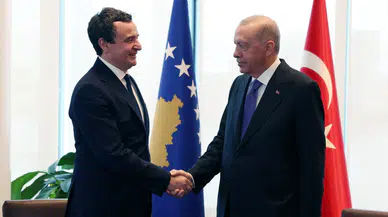 Cumhurbaşkanı Erdoğan, Kosova Başbakanı Kurti ile görüştü