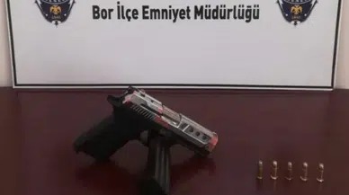 Niğde Bor'da silah operasyonu : 2 tutuklu