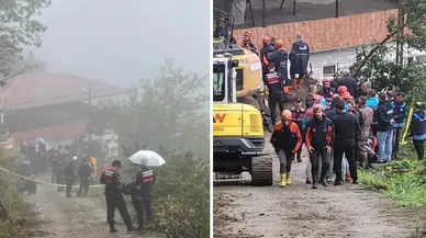 Trabzon Valiliği'nden 'heyelan' açıklaması : Olayın iş kazası niteliğinde değerlendirilmesi istendi