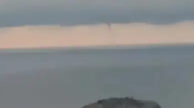Amasra'da hortum endişe ve paniğe neden oldu