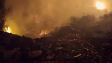 Antalya'da sazlık alanda yangın : 3 dönümlük alan zarar gördü