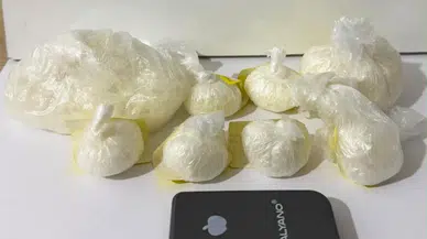 Bandırma'da dur ihtarına uymayan motosikletli kaçtı : Üzerinden 153,57 gram metamfetamin çıktı