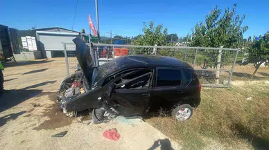 Bilecik'te otomobil kontrolden çıkıp savruldu : 1 yaralı