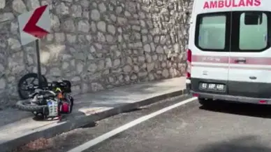 Adıyaman'da motosiklet kazasında sürücü ağır yaralandı