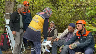 Konya’da kaybolan yaşlı çift dağlık alanda sağ bulundu