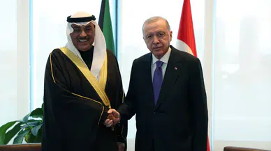 Cumhurbaşkanı Erdoğan, Kuveyt Veliaht Prensi Al-Sabah ile görüştü