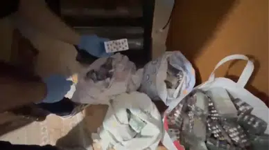 Samsun'da uyuşturucu operasyonu : 13 bin 48 sentetik ecza hapı ele geçirildi