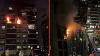 Bursa'da apartman dairesinde yangın : 3'ü çocuk 4 kişi dumandan etkilendi