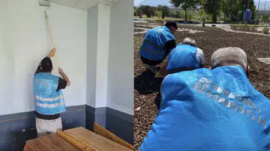 Denetimli serbestlik yükümlüleri okulları yeni döneme hazırladı