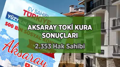 Aksaray TOKİ kura çekilişi ne zaman başlayacak ve sonuçlar nasıl öğrenilecek?