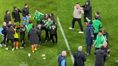 Başakşehir ile Gaziantep FK Maçı Sonrası Gergin Anlar