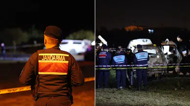 Manisa Akhisar'da Yanan Otomobilden Cansız Beden Çıktı