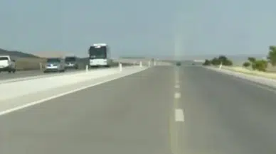 Konya-Aksaray yolunda trafik ihlali : Ters yönde giden sürücüye 90 bin lira ceza