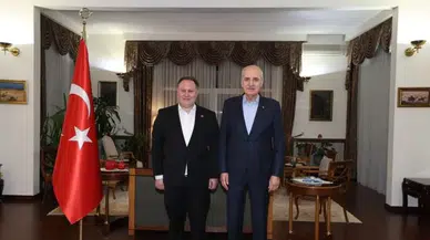 TBMM Başkanı Kurtulmus, Türkiye'nin Biskek Büyükelçiligini Ziyaret Etti