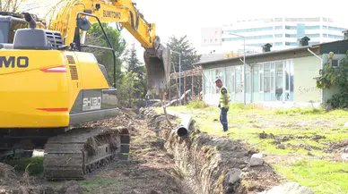 Lüleburgaz Belediyesi'nden 1300 metre uzunluğundaki hatta yenileme çalışması