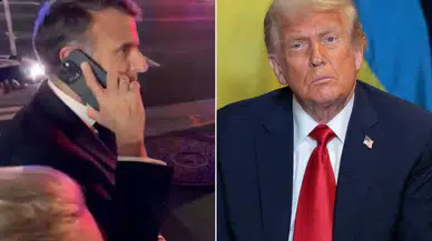 Macron aradı, Trump telefonu ünlü şarkıcıya verdi