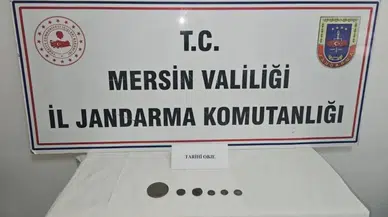Mersin'de tarihi eser operasyonu