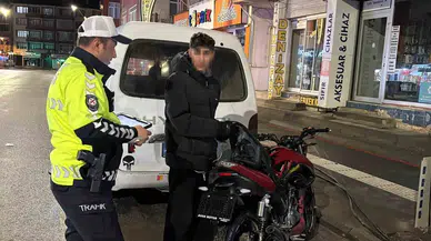 Osmaniye'de gürültülü egzoz kullanan motosiklet sürücüsüne neden 16 bin TL ceza uygulandı ?