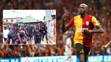Victor Osimhen Nijerya'da Askeri Korumayla Görüntülendi