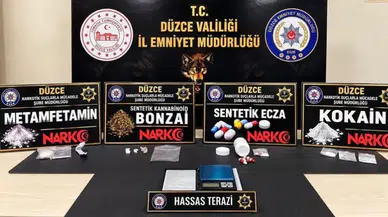 Düzce’de uyuşturucu operasyonu: 25 suç kaydı bulunan şüpheli tutuklandı
