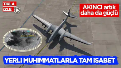Bayraktar AKINCI mühimmat testlerinde başarı yakaladı