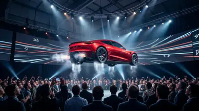 Tesla'dan Uçan Otomobil Tanıtımı ve Hisselerdeki Düşüş