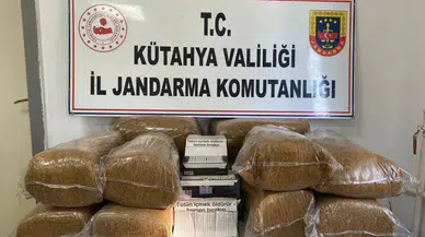 Kütahya'da kaçak tütün operasyonu : 61,5 kilogram tütün ele geçirildi !
