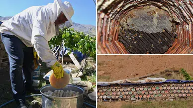 Bitlis Hizan'da Karakovan Balı Hasadı Başladı