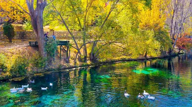 Sivas'ın Doğal Akvaryumu Gökpınar'da Sonbahar Renkleri