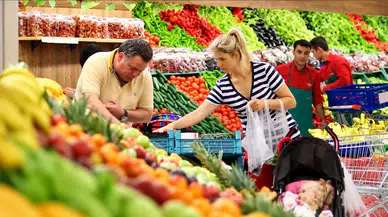Ankara'da Markette Müşterilerin Çantalarını Bantladılar