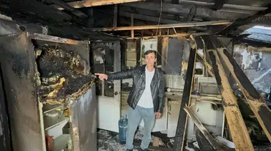 5 çocuklu ailenin evi yandı: "Her şeyimiz gitti, mahvolduk"